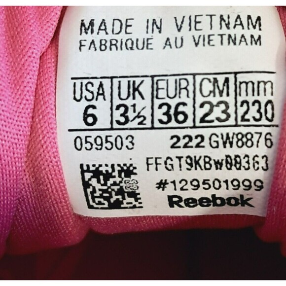 Reebok X Cardi B V2 Womens Fashion Shoes Sneakers Size 6 Hot Pink Fusion GW8876 - Picture 13 of 14